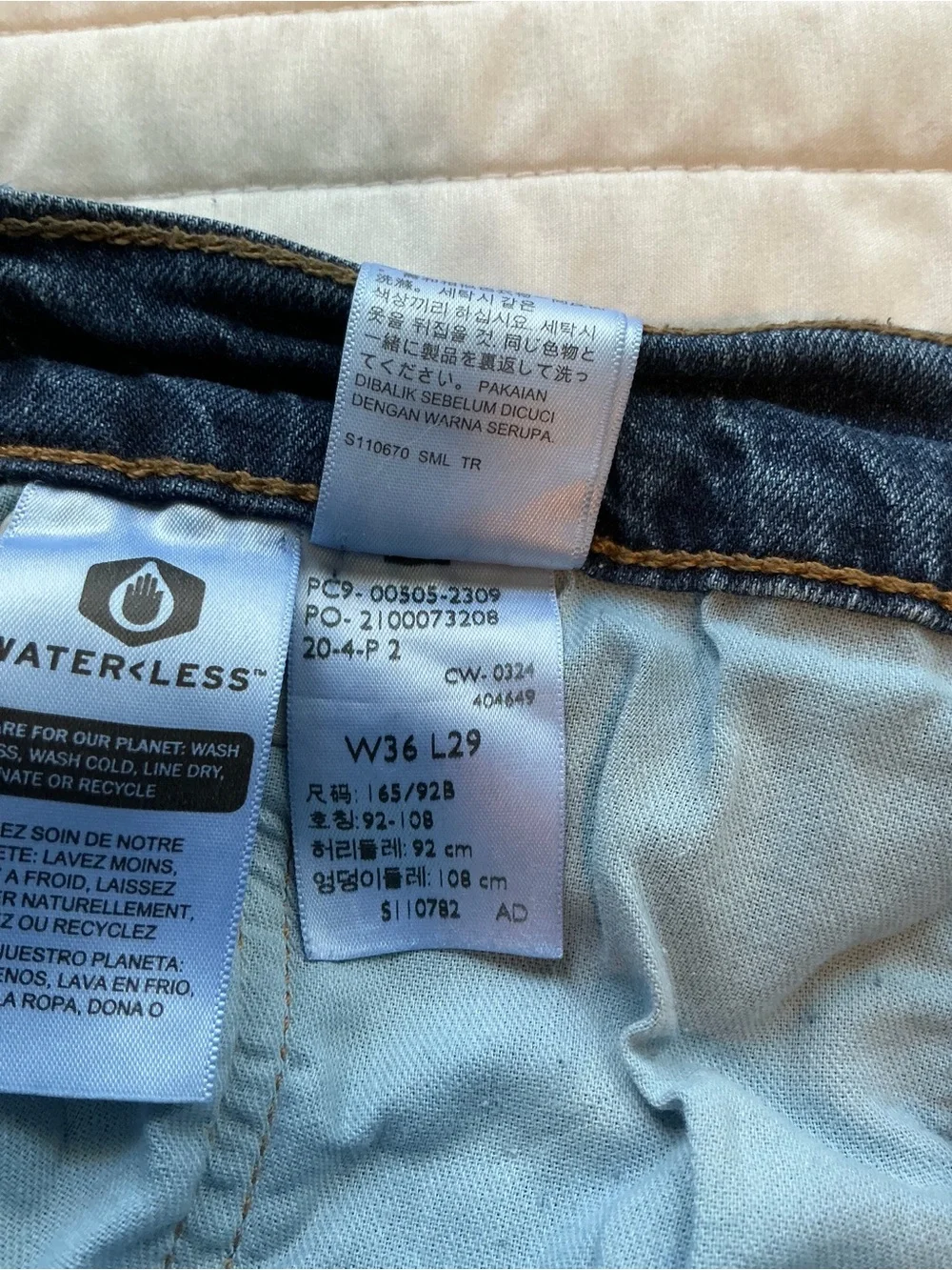 Levi's Kids Blue Straight-Leg Denim Jeans